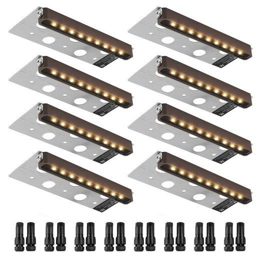 VEVOR eight pack LED hardscape step lights